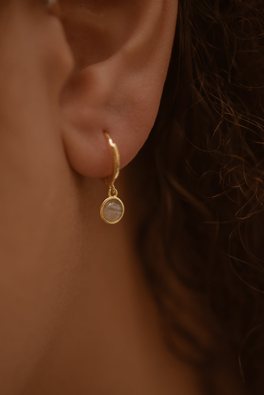 ROOHI boucles d'oreilles en Or vermeil 14K