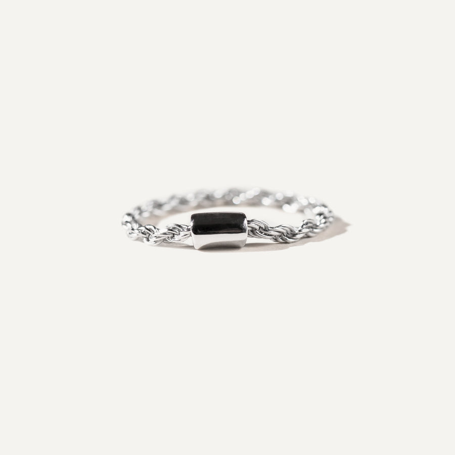 LASSA bague en Argent véritable