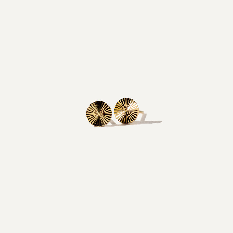 MITTA stud en Or vermeil 14K