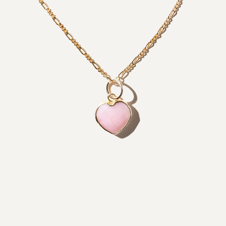 CORAZON necklace pink agate
